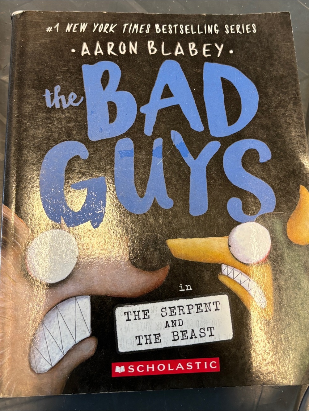 Scholastic The Bad Guys Book in Blue and Black